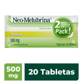 NEO-MELUBRINA 500 MG 10 TAB DUO