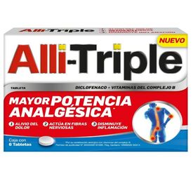 ALLI-TRIPLE 50/.25/50/50 MG 6 TAB