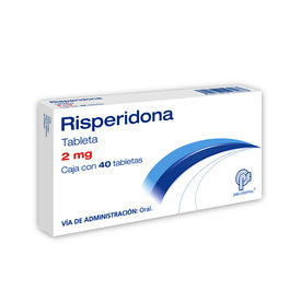 RISPERIDONA 2 MG 40 TAB     LGEN