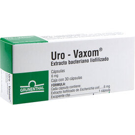 URO-VAXOM 6 MG 30 CAPS