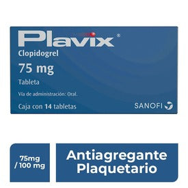 PLAVIX 75 MG 14 GRAG