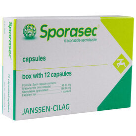 SPORASEC 33.3/166.6MG 12 CAPS
